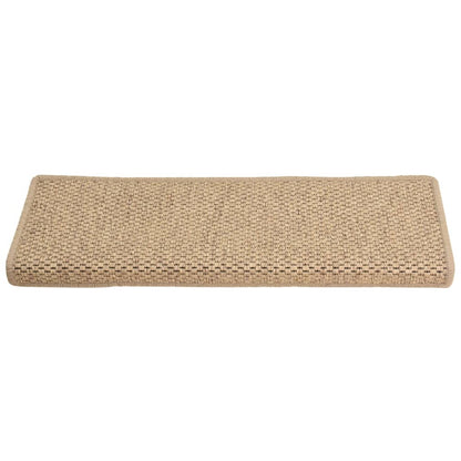 Trapmatten Zelfklevend Sisal-Look 65X21X4 Cm Kleurig Zand