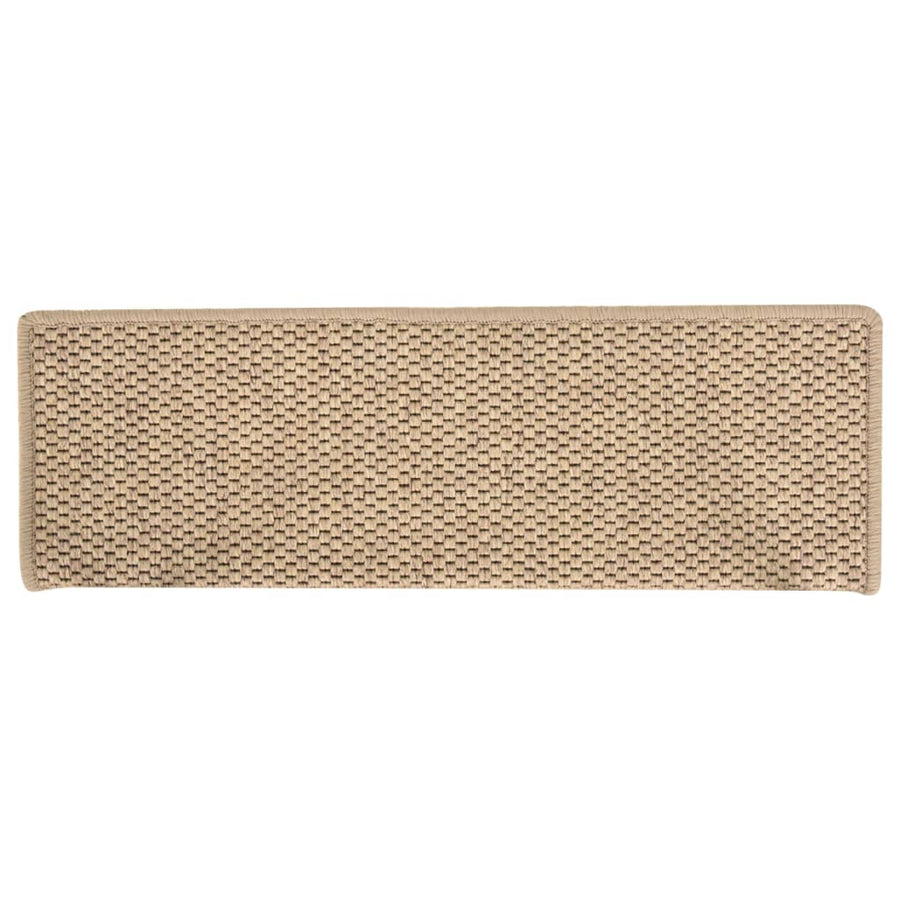 Trapmatten Zelfklevend Sisal-Look 65X21X4 Cm Kleurig Zand