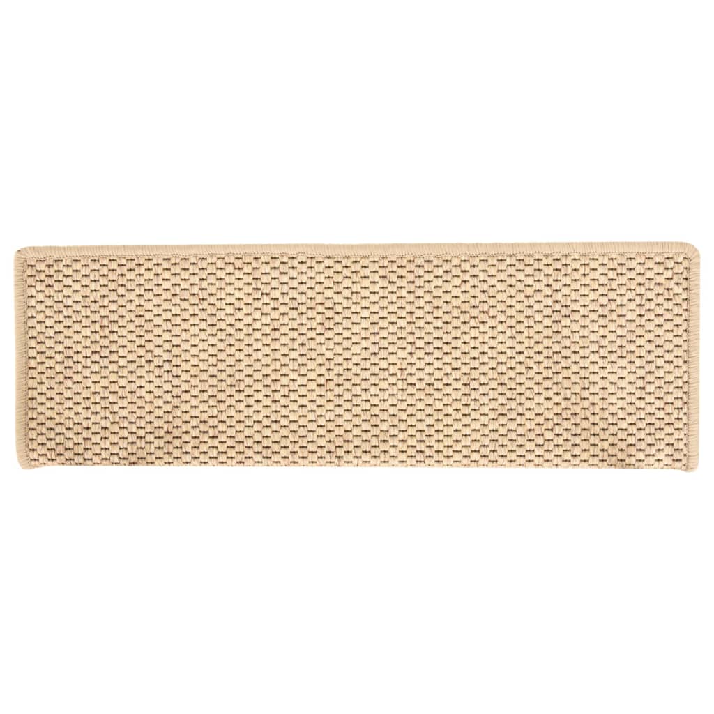 Trapmatten Zelfklevend Sisal-Look 65X21X4 Cm Lichtbeige