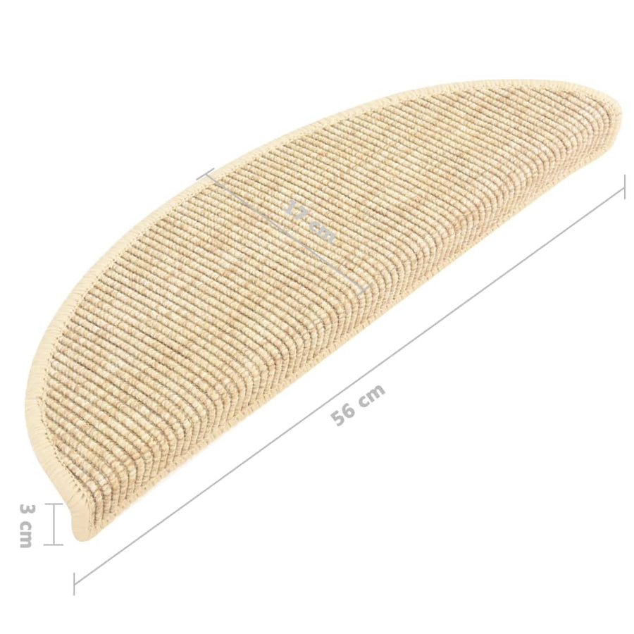 Trapmatten Zelfklevend 56X17X3 Cm 56 x 20 cm Lichtbeige