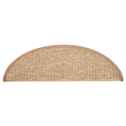 Trapmatten Zelfklevend 15 St 56X17X3 Cm Lichtbruin 56 x 20 cm