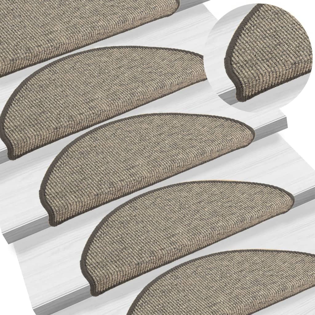 Trapmatten Zelfklevend 65X21X4 Cm 65 x 25 cm Grijs en beige