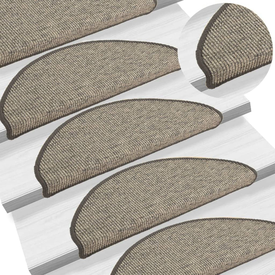 Trapmatten Zelfklevend 65X21X4 Cm 65 x 25 cm Grijs en beige