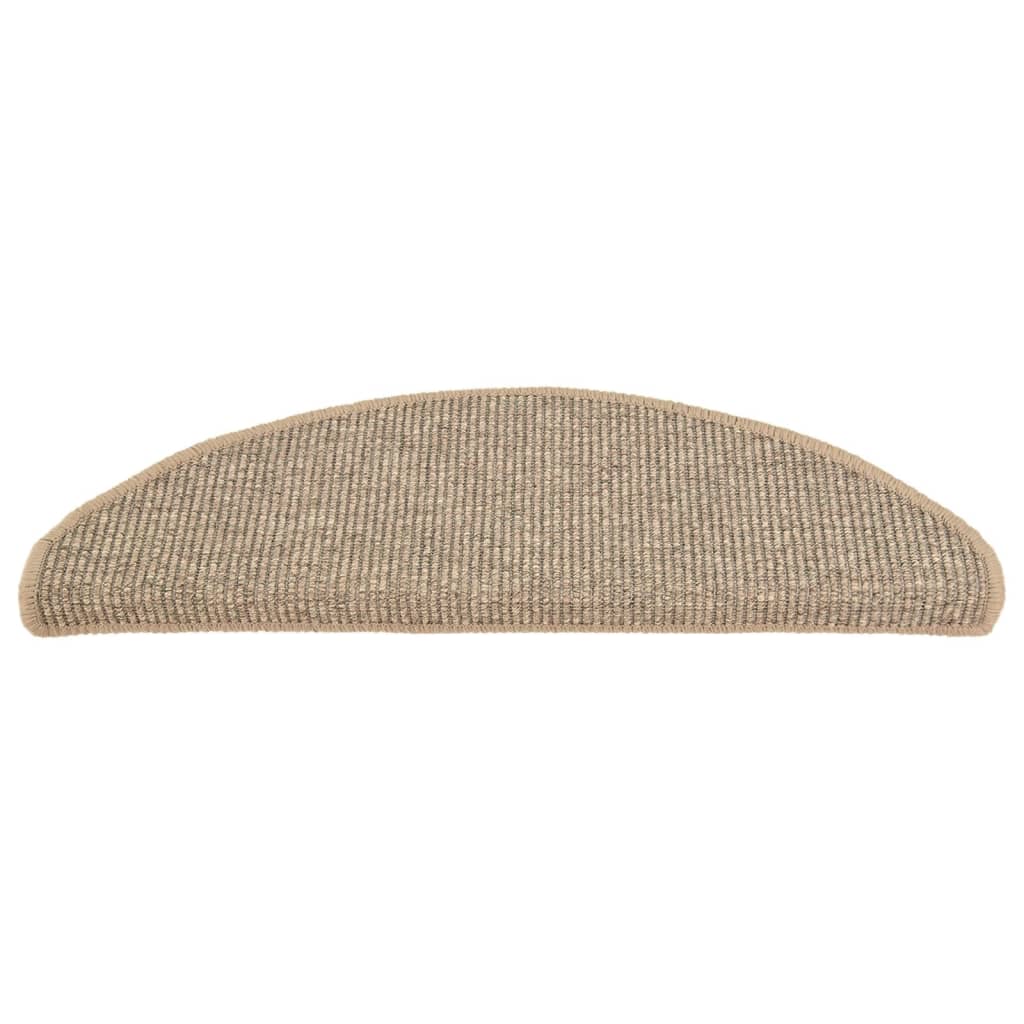Trapmatten Zelfklevend 15 St 65X21X4 Cm Donkerbeige 65 x 25 cm