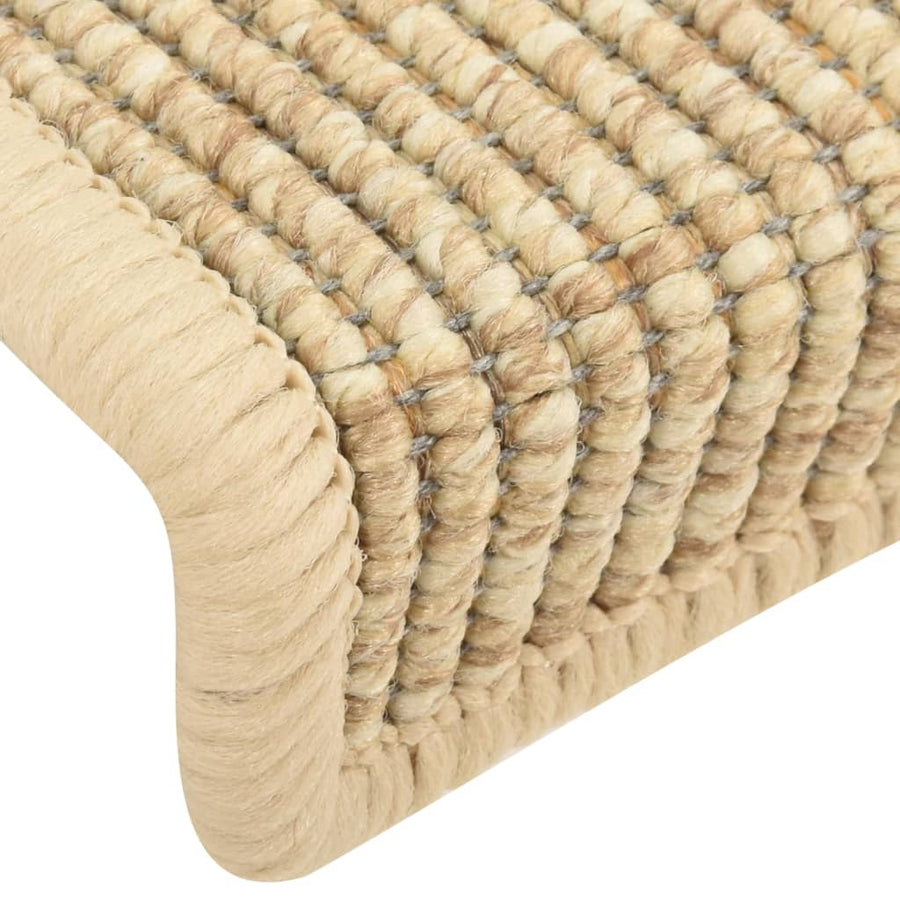 Trapmatten Zelfklevend Sisal-Look 65X21X4 Cm 65 x 25 cm Beige