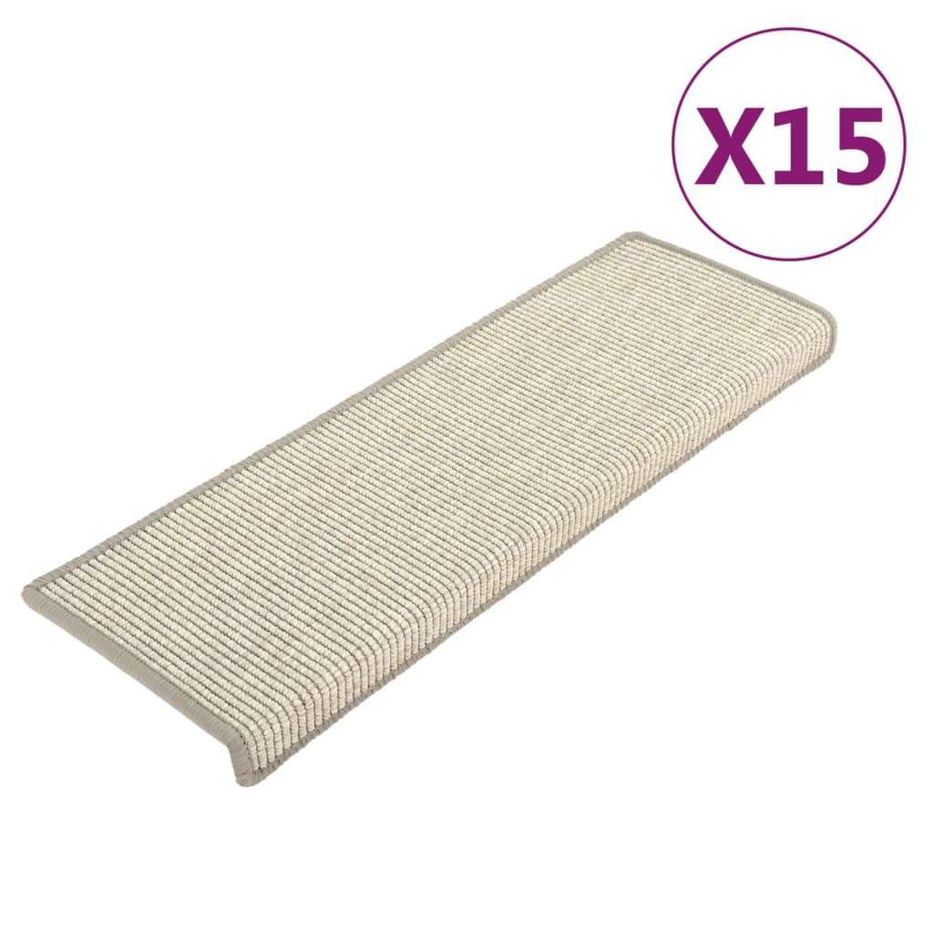 Trapmatten Zelfklevend 15 St 65X21X4 Cm Zilverkleurig
