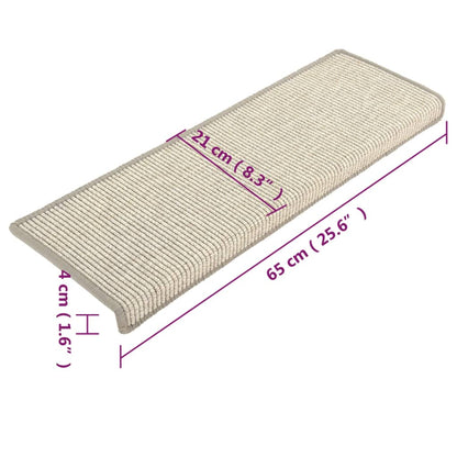 Trapmatten Zelfklevend 15 St 65X21X4 Cm Zilverkleurig