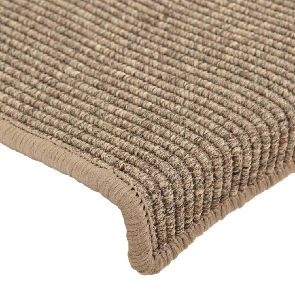 Trapmatten Zelfklevend 15 St 65X21X4 Cm Donkerbeige