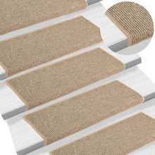 Trapmatten Zelfklevend 15 St 65X21X4 Cm Donkerbeige