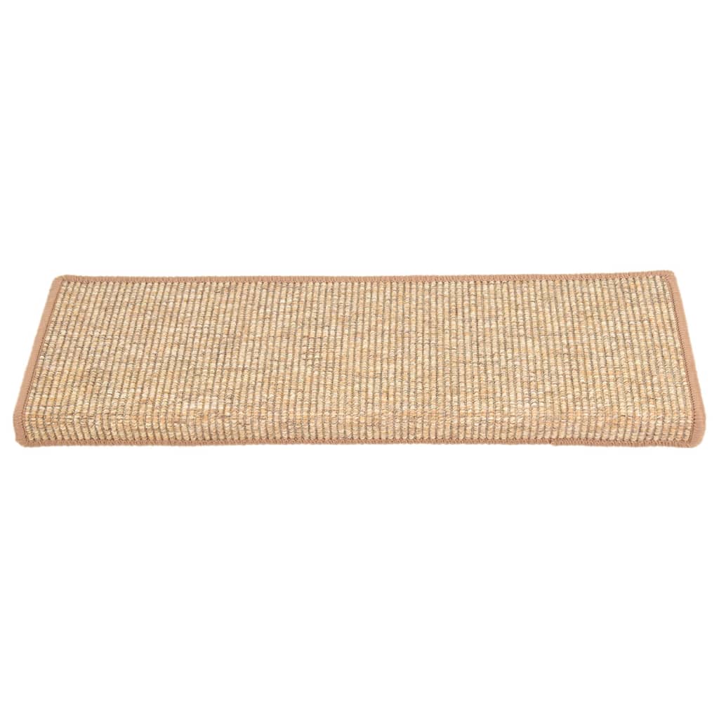 Trapmatten Zelfklevend 15 St 65X21X4 Cm Lichtbruin