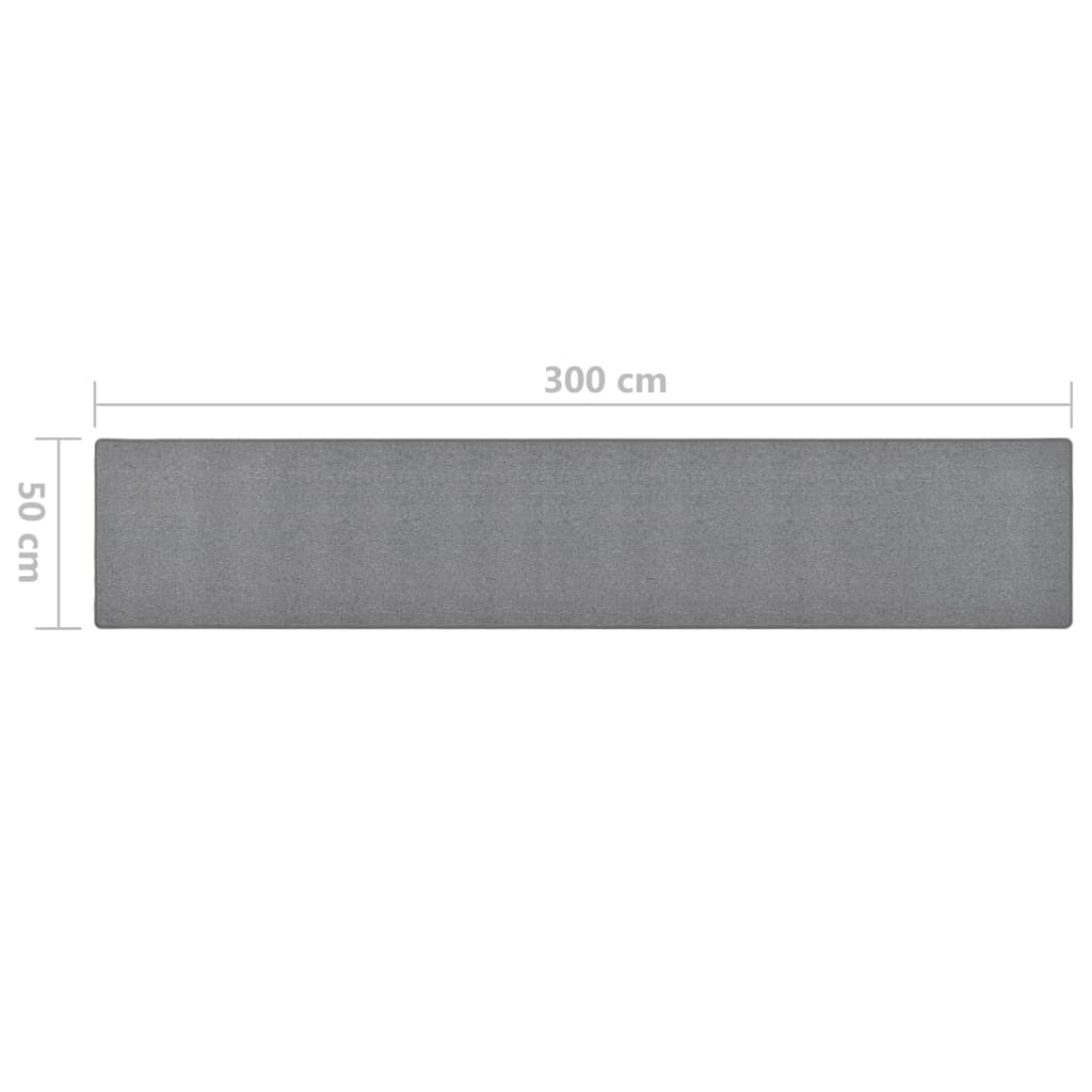 Tapijtloper 50 x 300 cm Donkergrijs