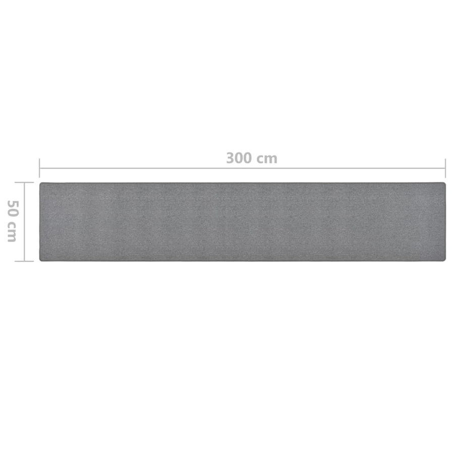 Tapijtloper 50 x 300 cm Donkergrijs