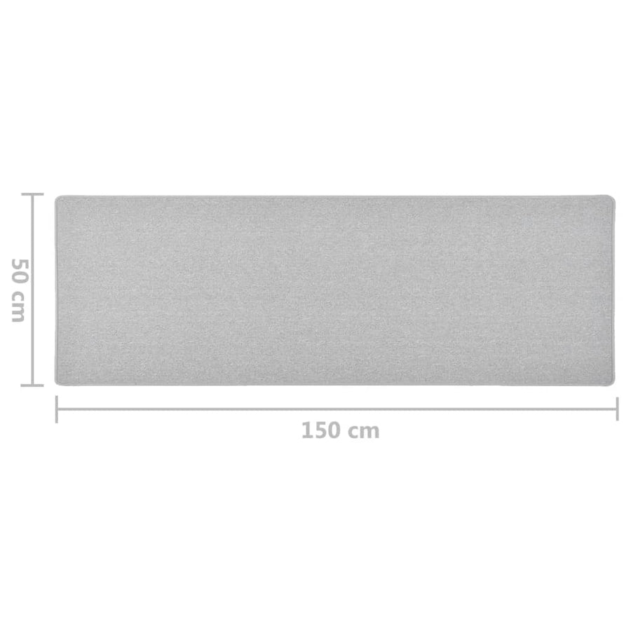 Tapijtloper 50 x 150 cm Lichtgrijs