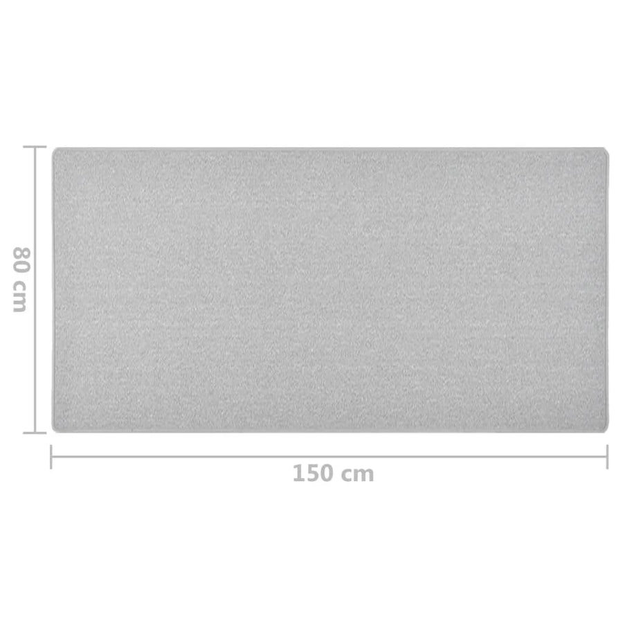 Tapijtloper 80 x 150 cm Lichtgrijs
