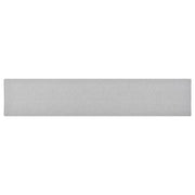 Tapijtloper 80x400 cm lichtgrijs anti-slip wasbaar