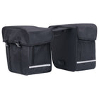 Fietstas dubbel waterdicht 35L zwart