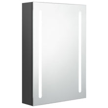 Badkamerkast Met Spiegel En Led 50 x 13 x 70 cm Grijs