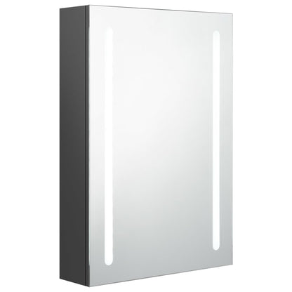 Badkamerkast Met Spiegel En Led 50 x 13 x 70 cm Grijs