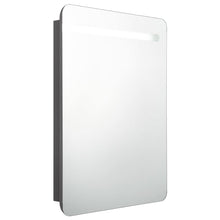 Badkamerkast Met Spiegel En Led 60Xx80 Cm Grijs
