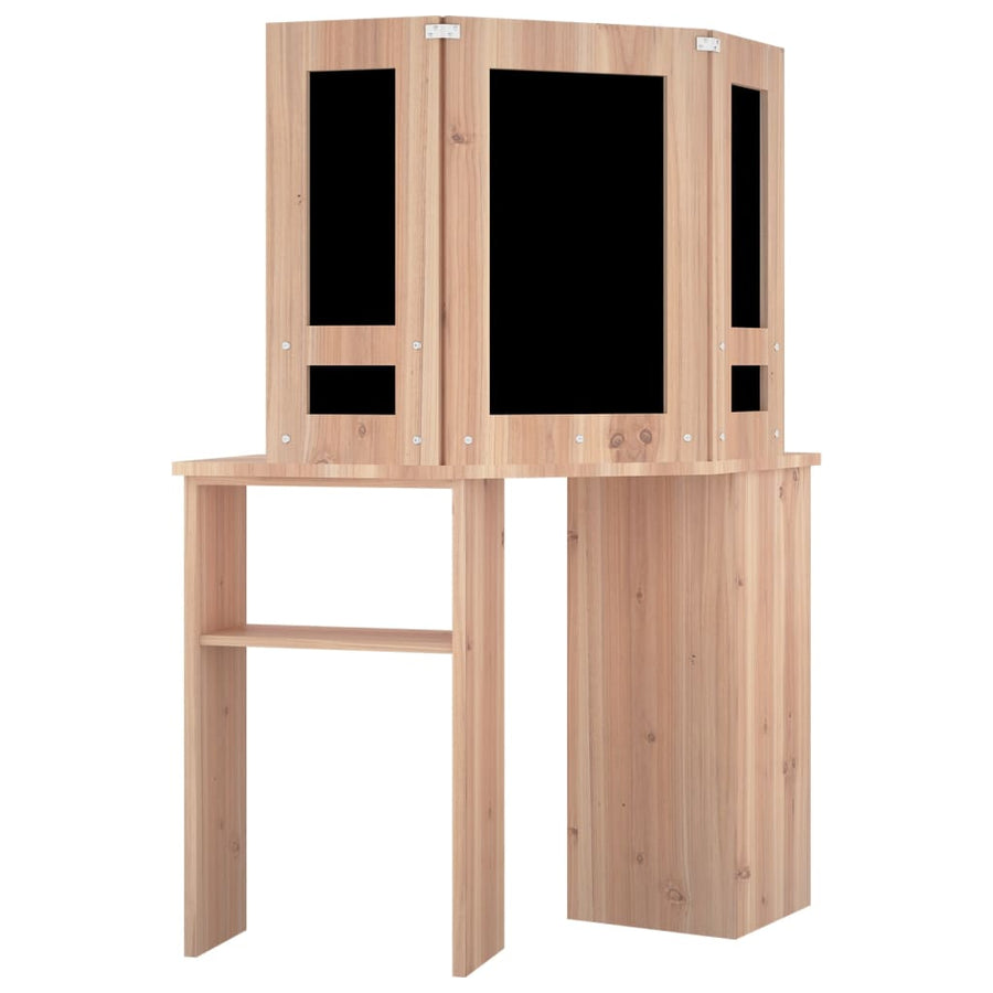 Hoekkaptafel Met Led X54X4,5 Cm Kleurig Eiken