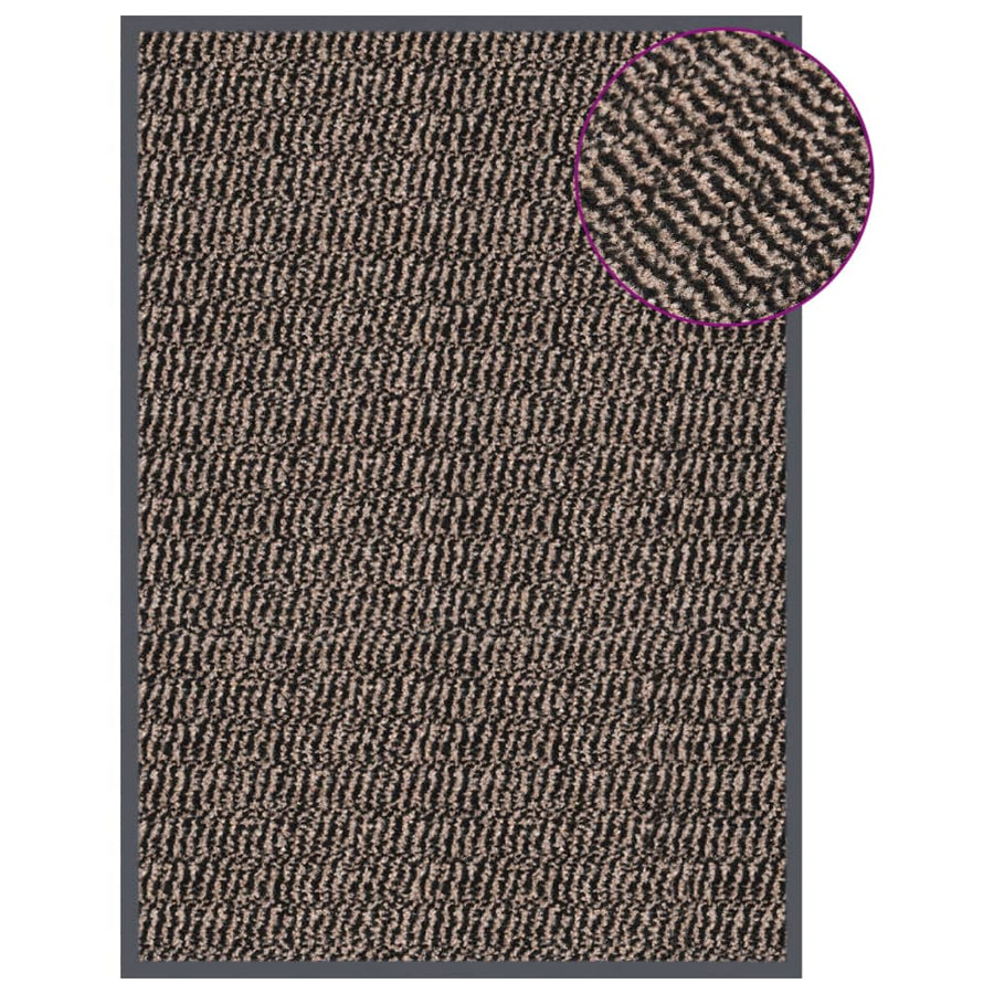 Deurmat Getuft 1 40 x 60 cm Donkerbruin