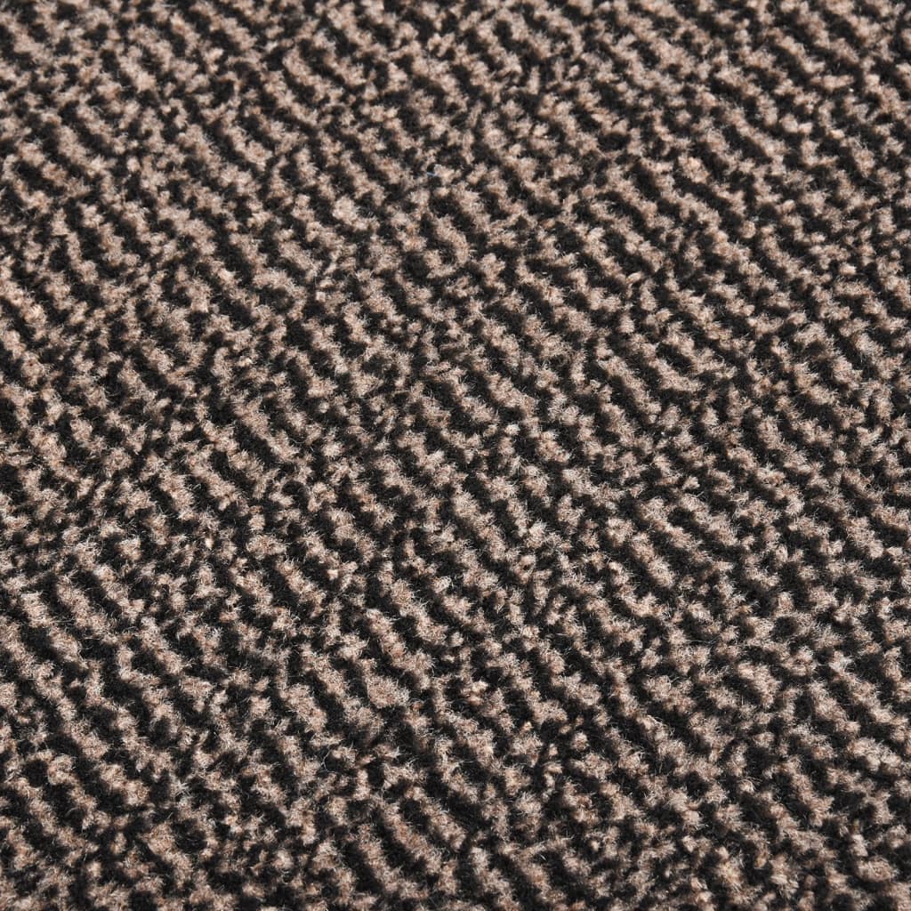 Deurmat Getuft 1 60 x 90 cm Donkerbruin