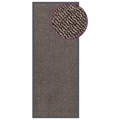Deurmat Getuft 1 60 x 150 cm Donkerbruin
