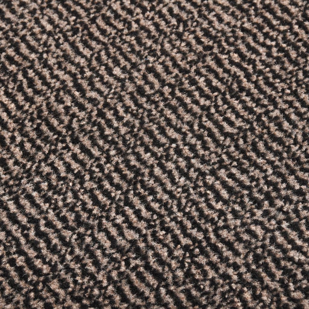 Deurmat Getuft 1 60 x 150 cm Donkerbruin