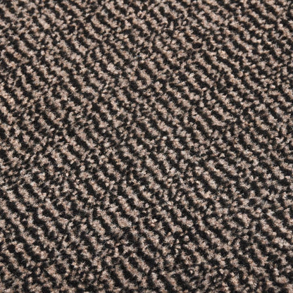 Deurmat Getuft 1 60 x 180 cm Donkerbruin