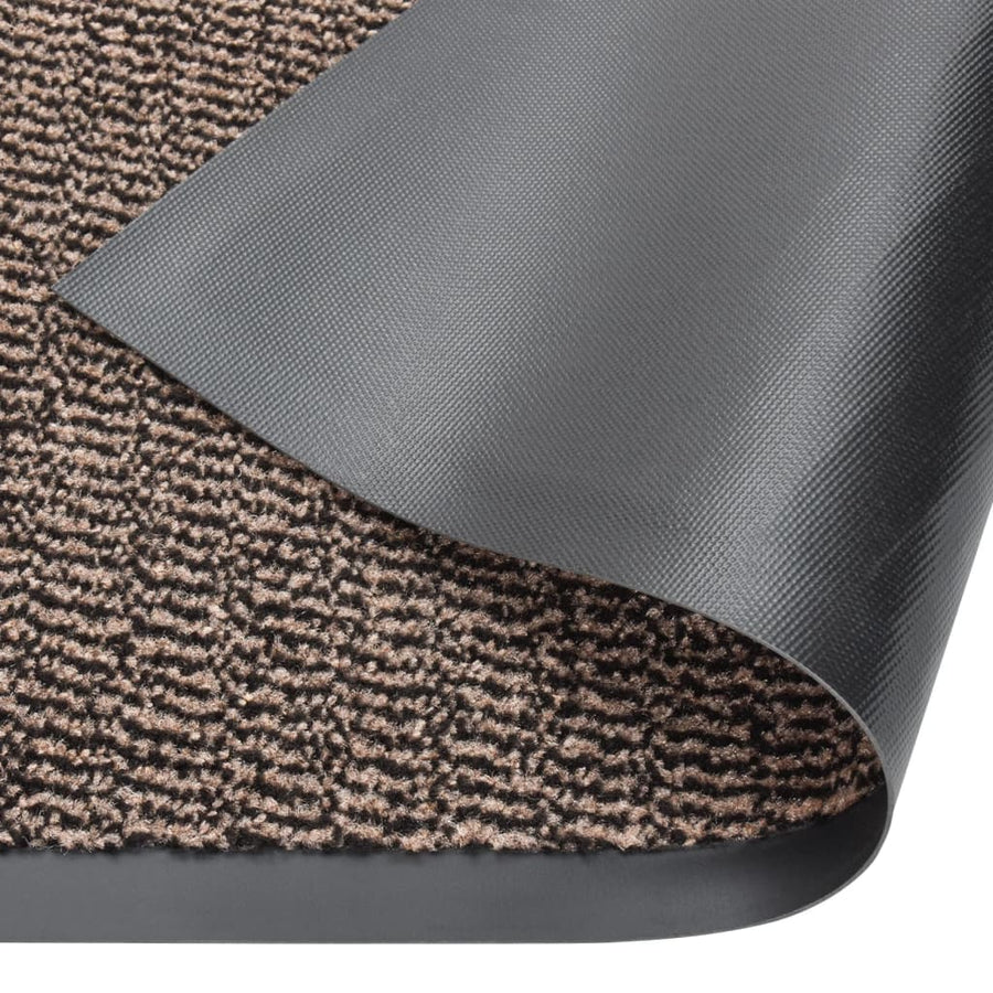Deurmat Getuft 1 80 x 120 cm Donkerbruin