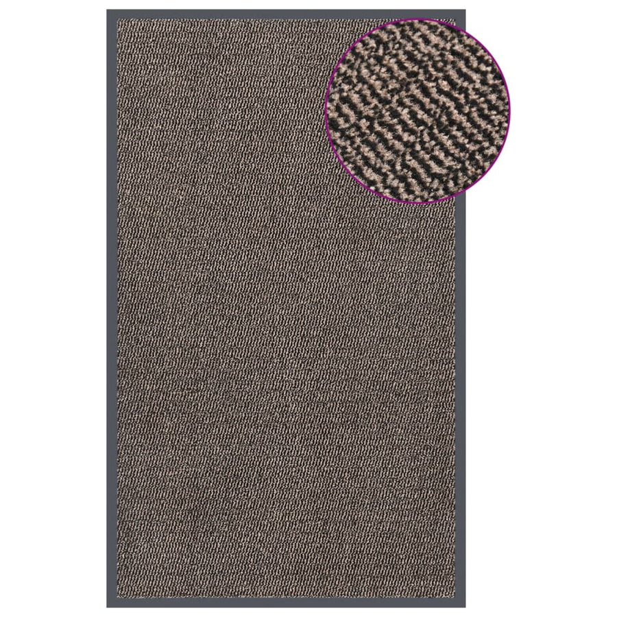 Deurmat Getuft 1 90 x 150 cm Donkerbruin