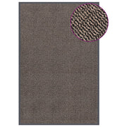 Deurmat getuft 120x180 cm donkerbruin