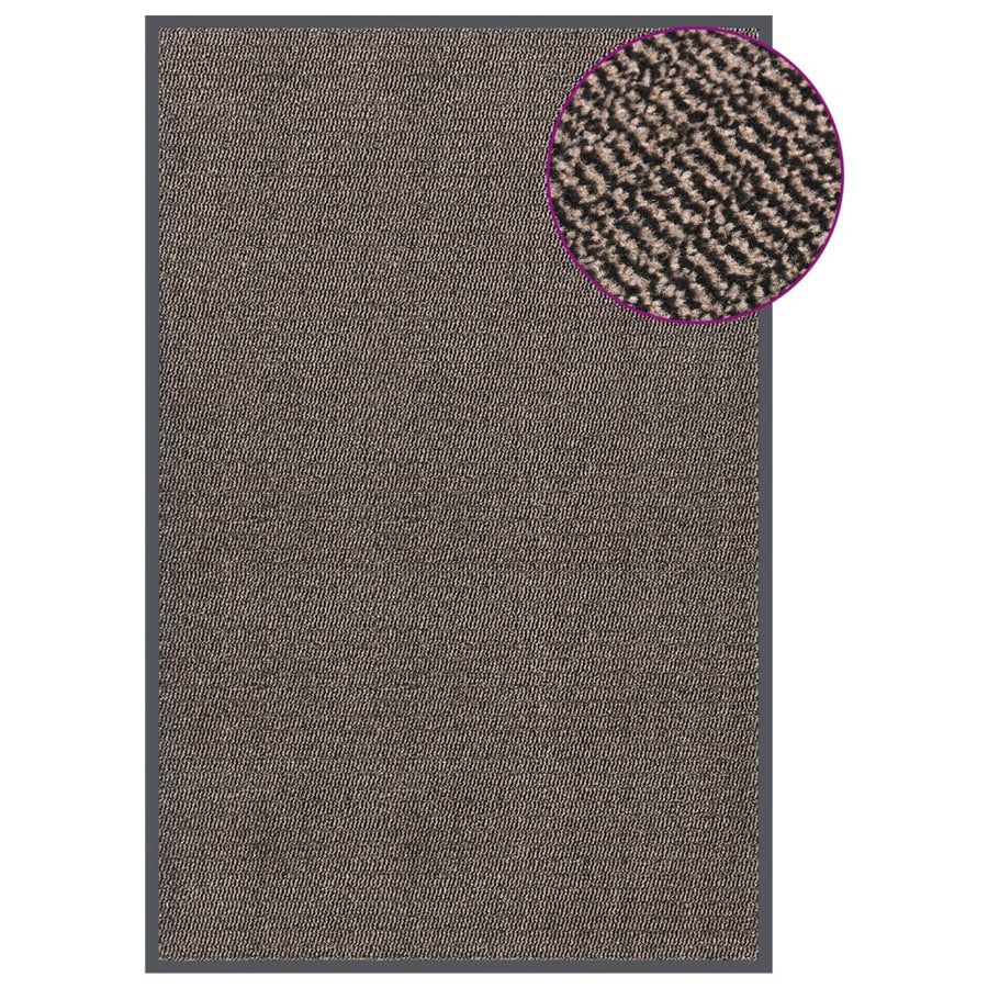Deurmat Getuft 1 120 x 180 cm Donkerbruin