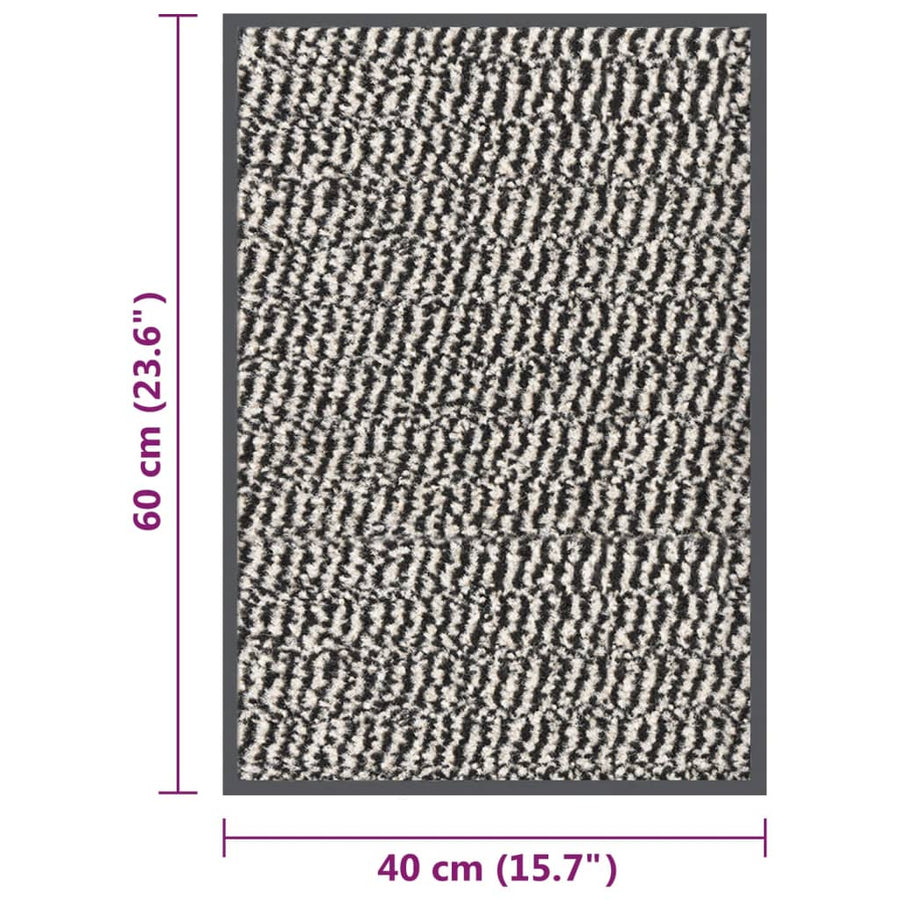 Deurmat Getuft 1 40 x 60 cm Lichtbruin