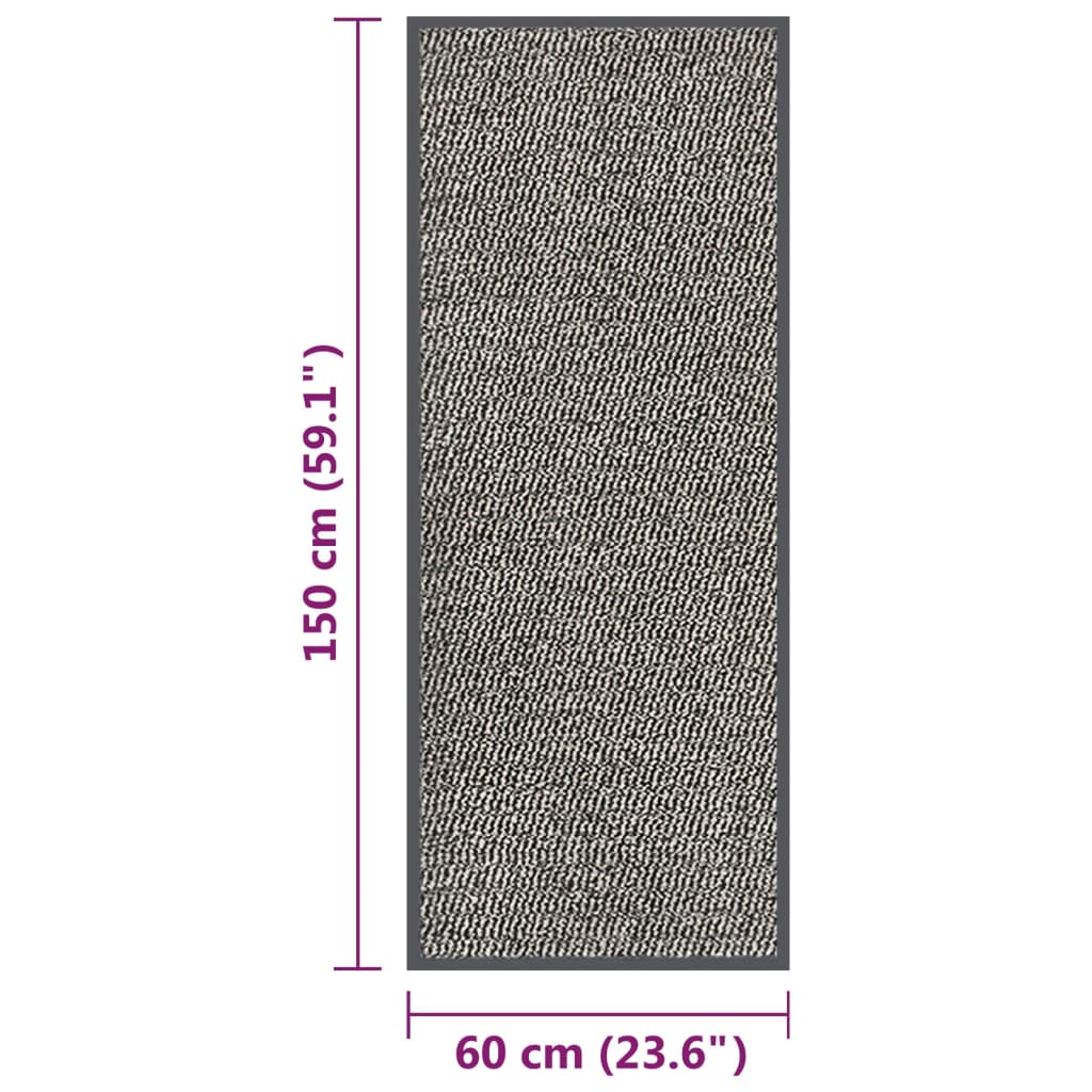 Deurmat Getuft 1 60 x 150 cm Lichtbruin