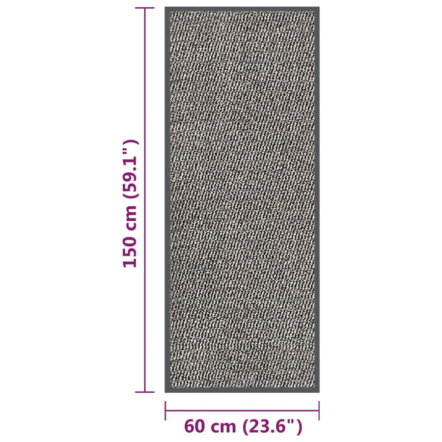 Deurmat Getuft 1 60 x 150 cm Lichtbruin