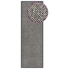 Tufted doormat 60x180 cm light brown