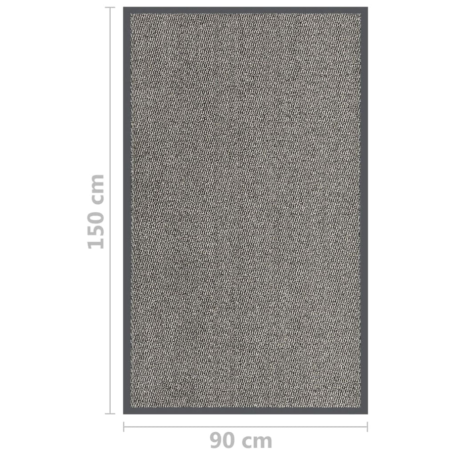 Deurmat Getuft 1 90 x 150 cm Lichtbruin