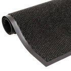 Tufted doormat 60x150 cm black