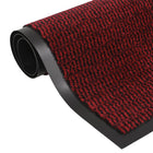 Deurmat getuft 60x180 cm rood