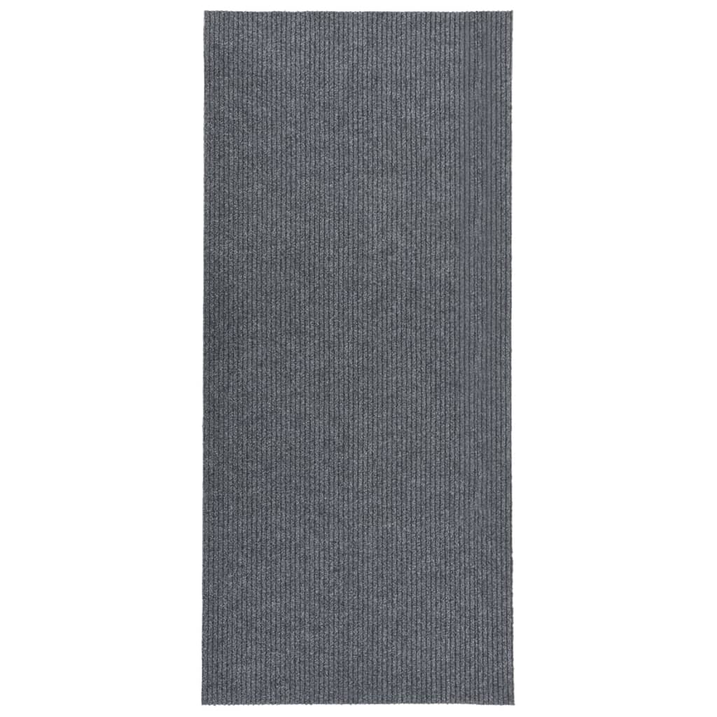 Droogloopmat 100 x 250 cm Grijs