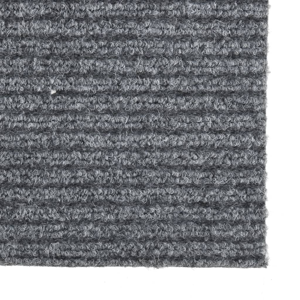 Droogloopmat 100 x 250 cm Grijs