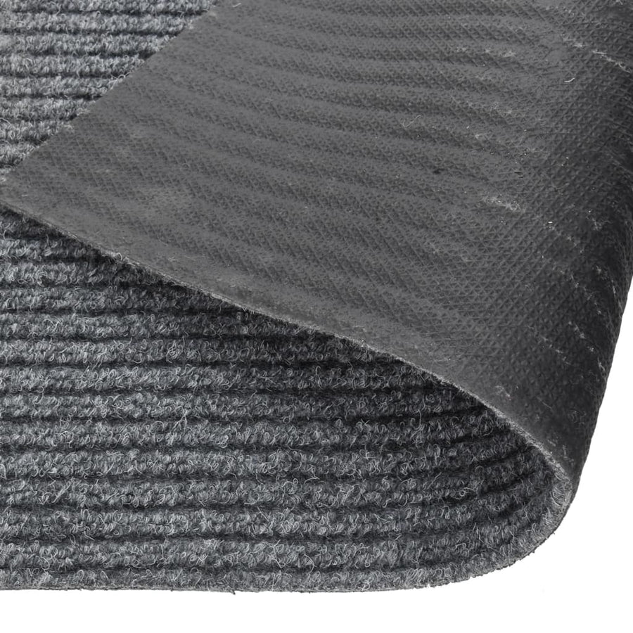 Droogloopmat 100 x 250 cm Grijs