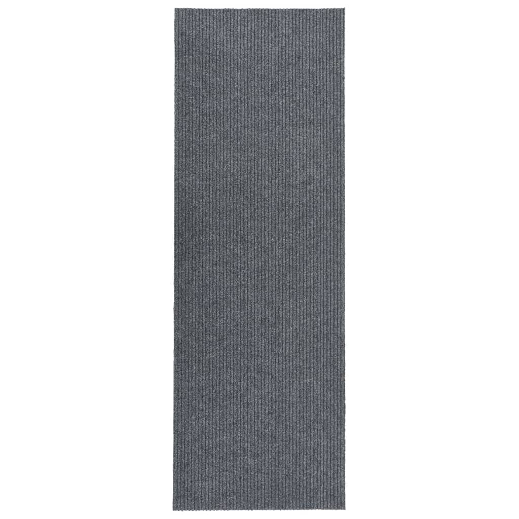 Droogloopmat 100 x 350 cm Grijs