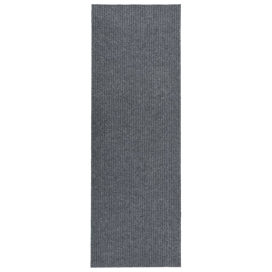 Droogloopmat 100 x 350 cm Grijs