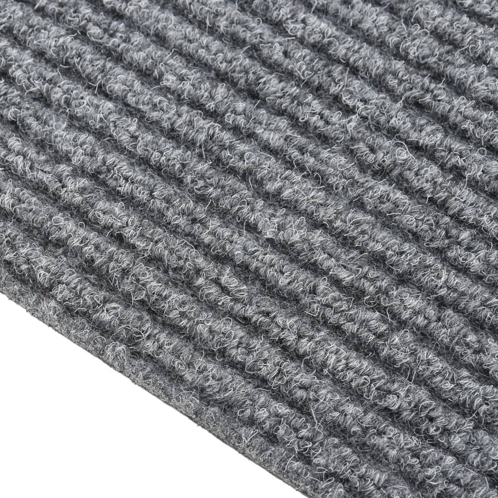 Droogloopmat 100 x 350 cm Grijs