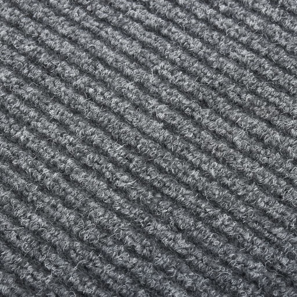 Droogloopmat 100 x 350 cm Grijs