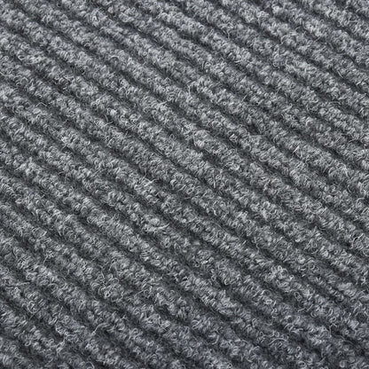 Droogloopmat 100 x 350 cm Grijs
