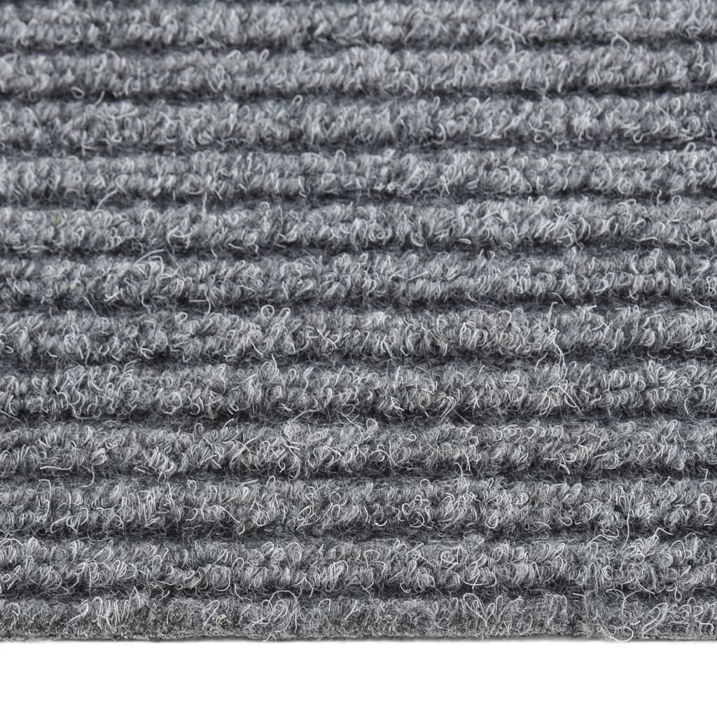 Droogloopmat 100 x 350 cm Grijs