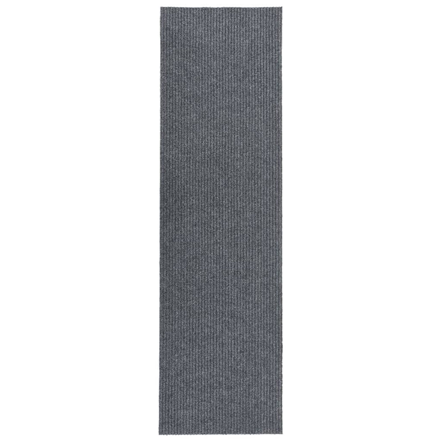 Droogloopmat 100 x 400 cm Grijs